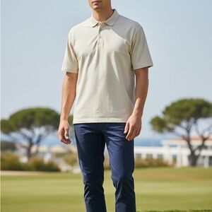 Peter Millar White Polo Shirt